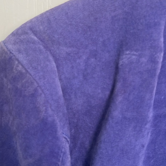 Women’s purple suede jacket - Picture 9 of 10